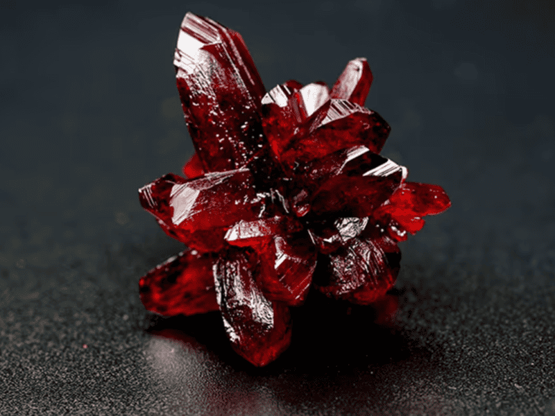 Đá Ruby thô giữ nguyên tình trạng của viên đá không qua chế tác