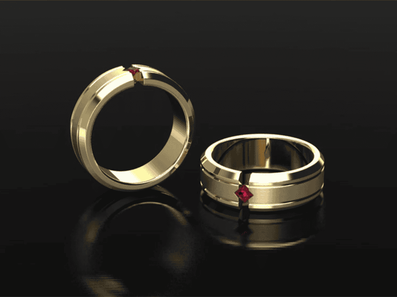 Nhẫn cưới đá Ruby là biểu tượng của tình yêu vĩnh cửu