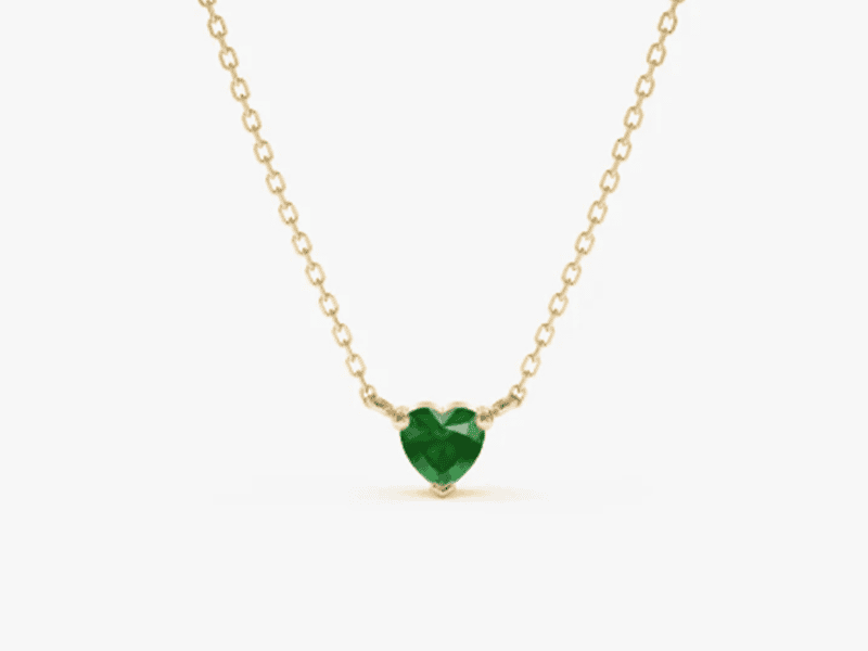 Mặt dây Emerald kết Kim Cương – IREM 233455
