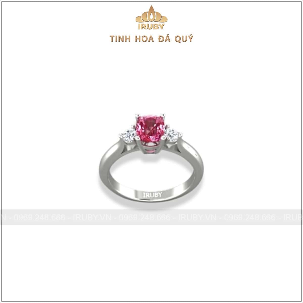 Nhẫn nữ Spinel hồng 1,31ct – IRSI 2505131
