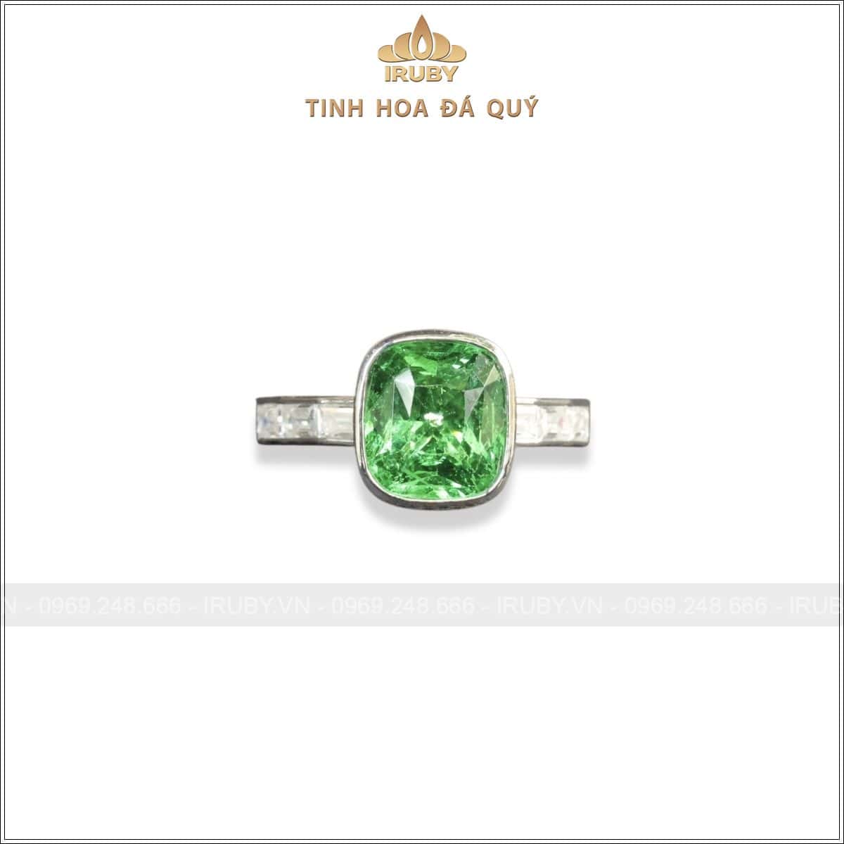 Nhẫn nữ Garnet xanh lục 2,98ct – IRGN 2502298