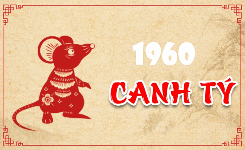 1960 la nam Canh Ty va nguoi sinh nam nay se mang Menh Bich Thuong Tho mang bieu tuong cua dat tren tuong