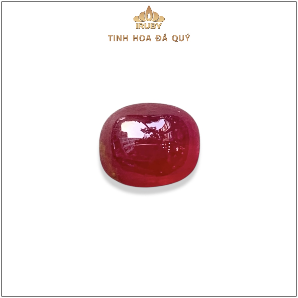 Đá Ruby cabochon đỏ huyết Lục Yên tự nhiên 100% 5,00ct - IRRF 2505500