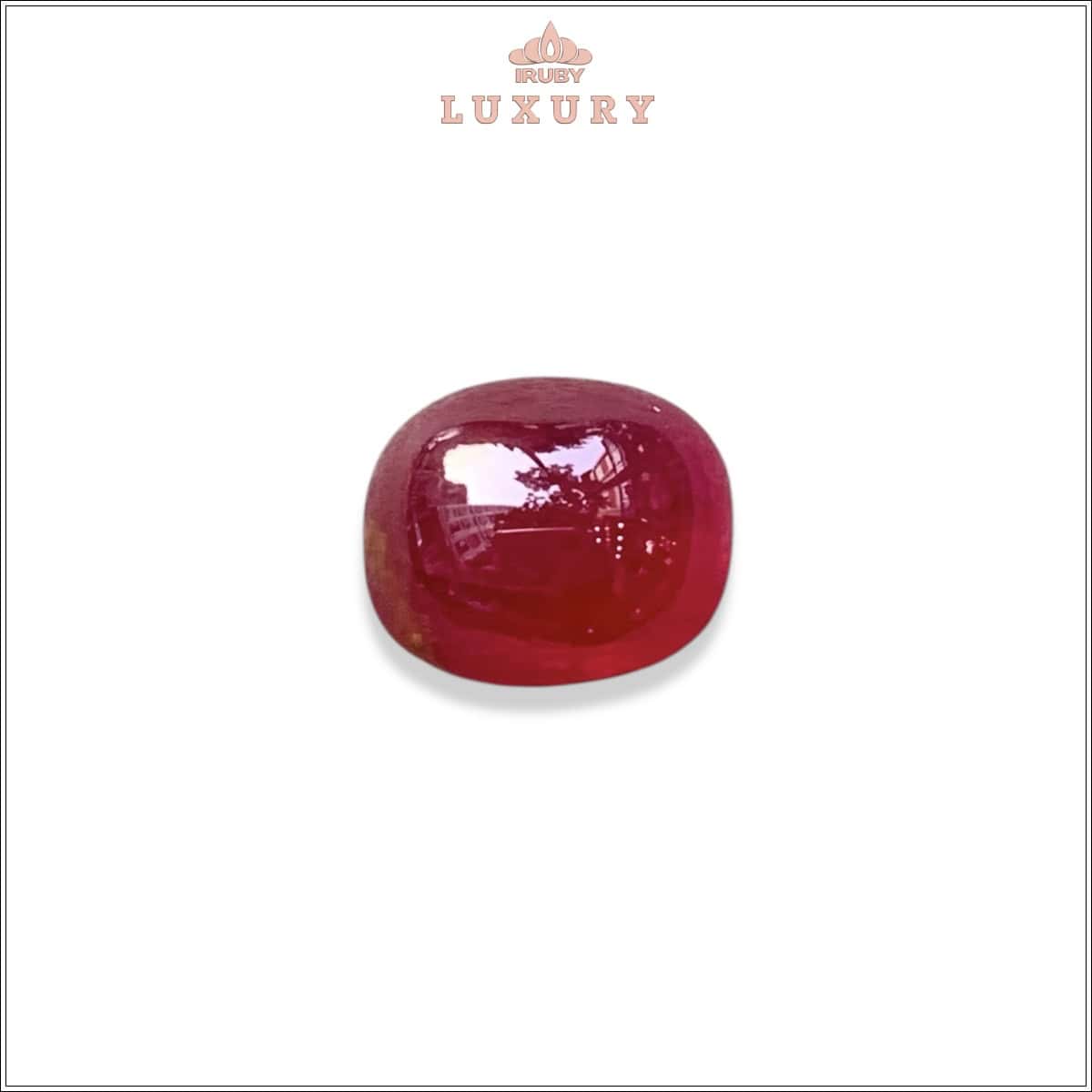Đá Ruby cabochon đỏ huyết Lục Yên tự nhiên 100% 5,00ct - IRRF 2505500