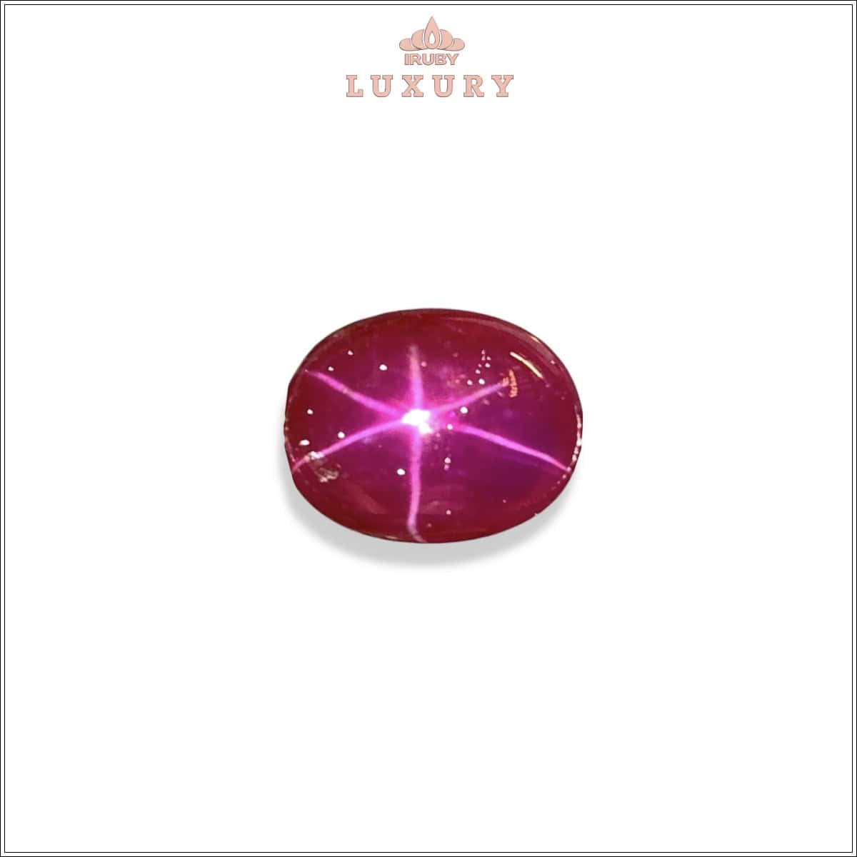 Đá Ruby sao cánh hồng Yên Bái tự nhiên 100% 5,90ct - IRSR 2505590