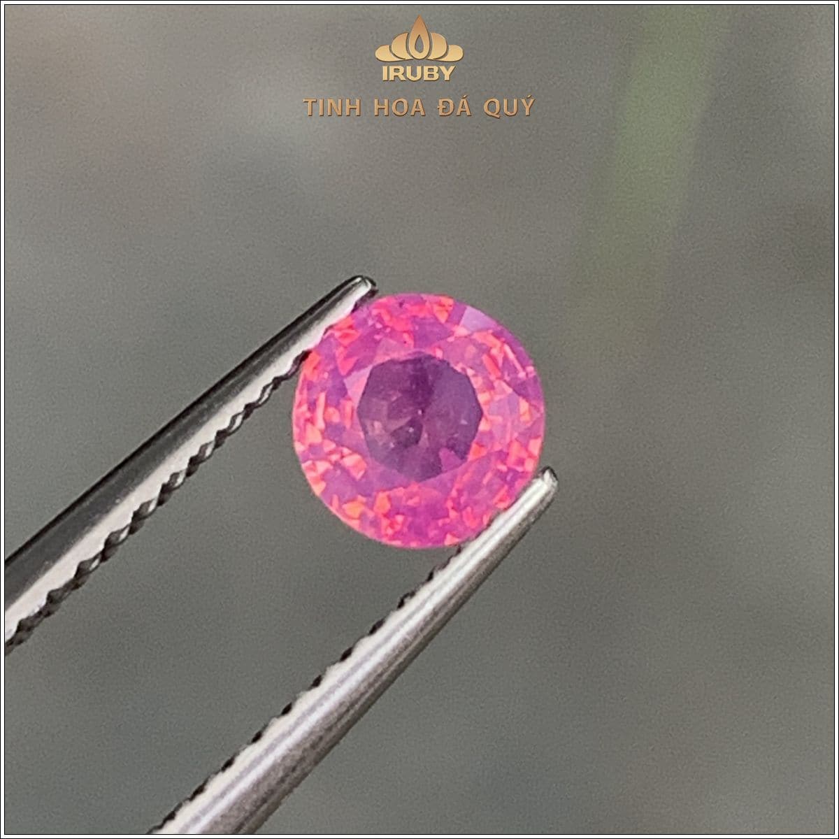 Đá Sapphire cháo đồng hồng Lục Yên tự nhiên 100% 0,78ct - IRPS 2505078 Đá Sapphire cháo đồng hồng Lục Yên tự nhiên 100% 0,78ct - IRPS 2505078