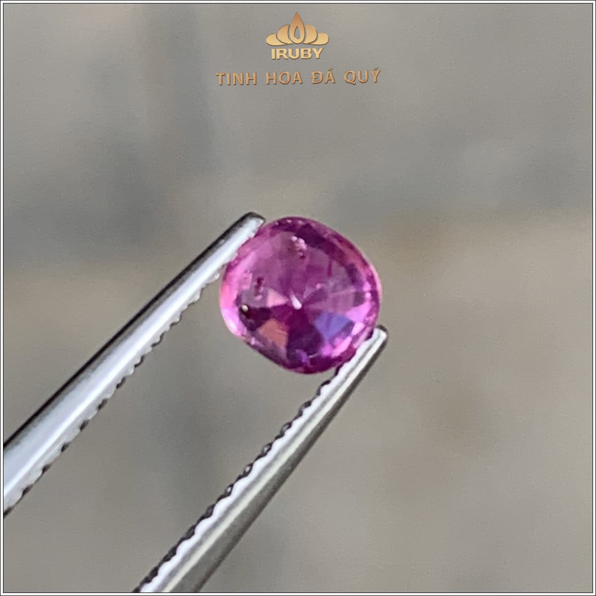 Đá Sapphire hồng Lục Yên tự nhiên 100% 0,65ct – IRPS 2504065 Đá Sapphire hồng Lục Yên tự nhiên 100% 0,65ct – IRPS 2504065