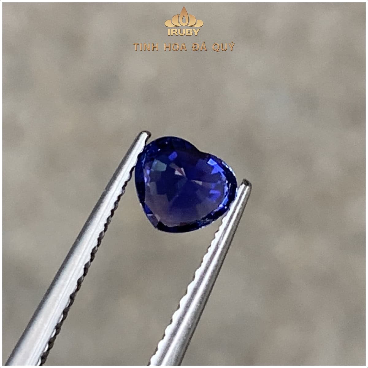 Đá Sapphire trái tim xanh lam tự nhiên 100% 0,63ct - IRBS 2505063 Đá Sapphire trái tim xanh lam tự nhiên 100% 0,63ct - IRBS 2505063