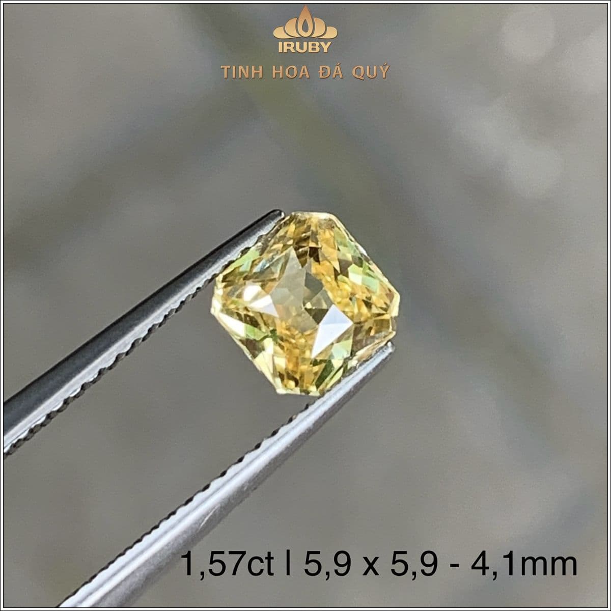 Đá Sapphire vàng SriLanka tự nhiên 100% 1,57ct - IRYS 25051575 Đá Sapphire vàng SriLanka tự nhiên 100% 1,57ct - IRYS 25051575