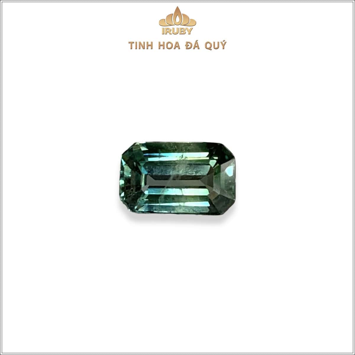 Đá Sapphire xanh lục tự nhiên 100% 3,45ct - IRGS 2505345