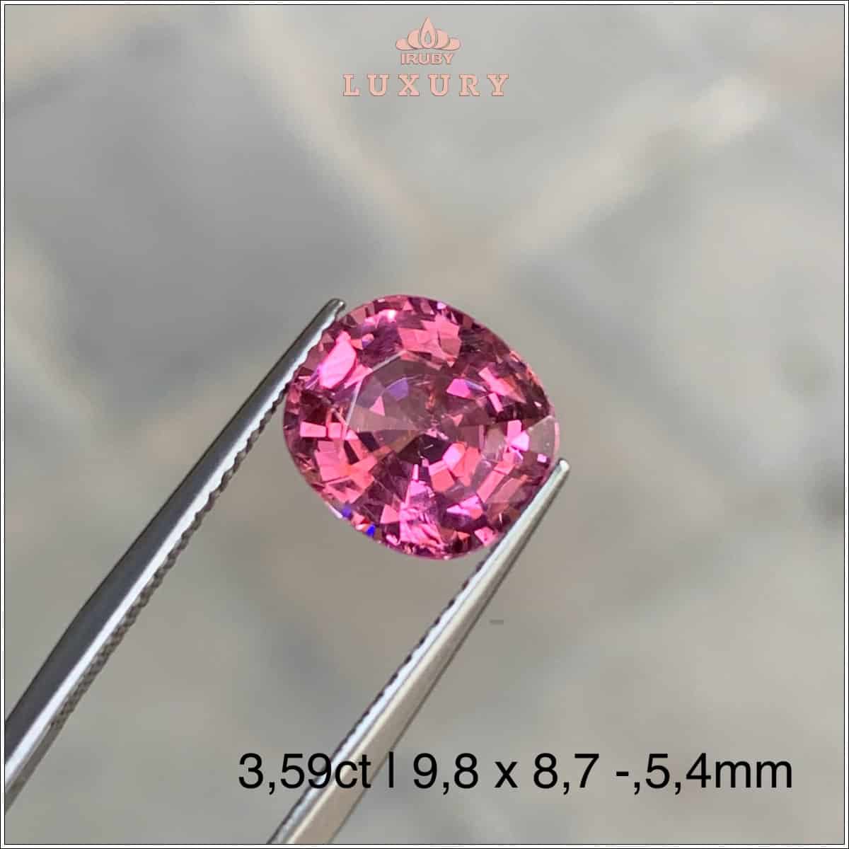 Đá Spinel hồng đỗ Lục Yên tự nhiên 100% 3,59ct - IRSI 2505359 Đá Spinel hồng đỗ Lục Yên tự nhiên 100% 3,59ct - IRSI 2505359
