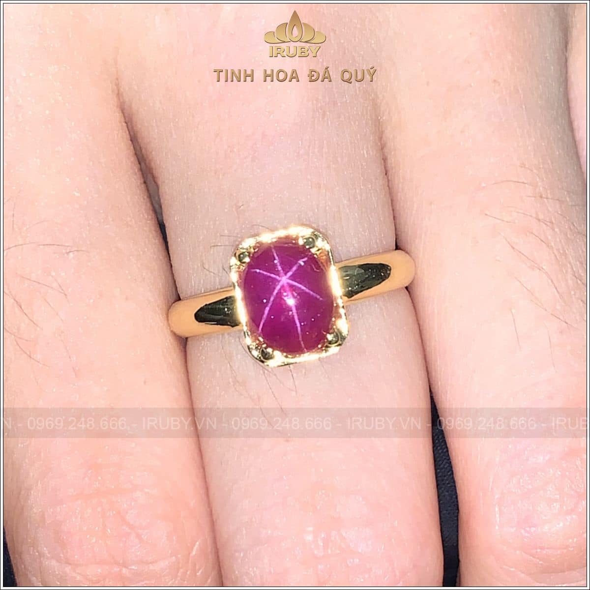 Nhẫn nữ Ruby sao mẫu vintage 1,90ct - IRSR 2505190