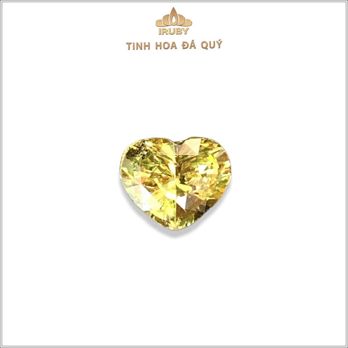 Đá Sapphire vàng trái tim SriLanka tự nhiên 100% 1,62ct - IRYS 25051625