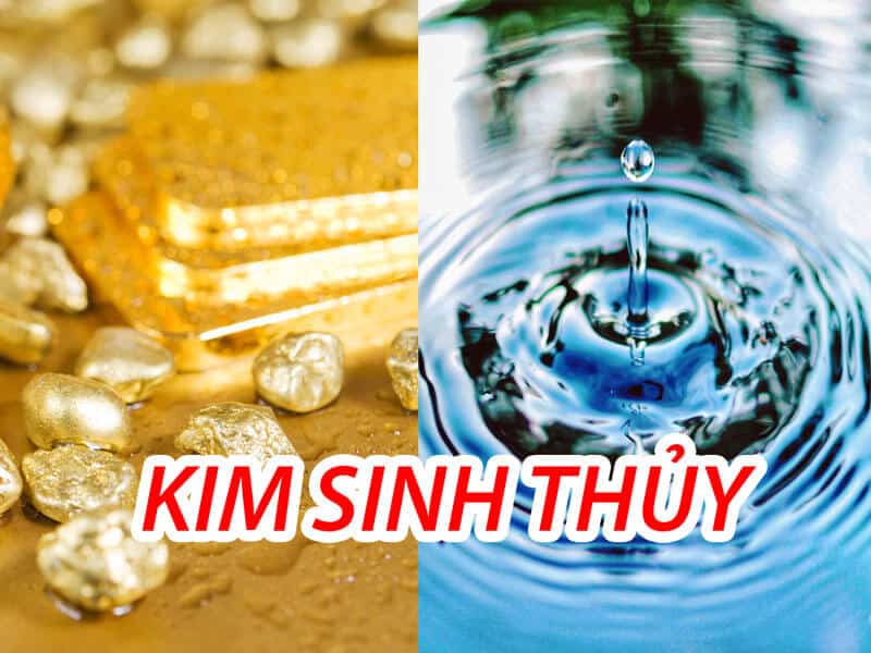 kim loai nuoi duong va tao ra nuoc, tuong trung cho su tuong sinh giua kim va thuy
