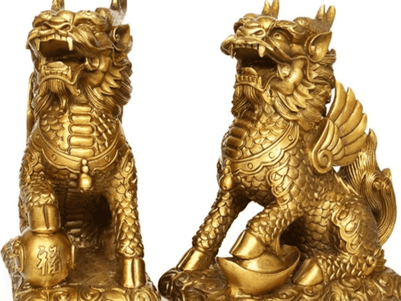 Kỳ Lân biểu tượng được ứng dụng rất nhiều trong nghệ thuật đương đại