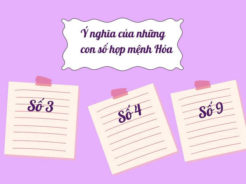 so 3, 4 va 9 la nhung con so tuong hop, mang lai may man va vuong khi cho nguoi menh hoa