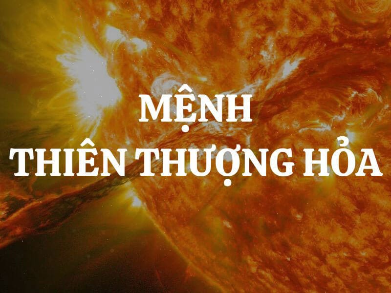 thien thuong hoa la mot trong sau nap am thuoc hanh hoa, tuong trung cho ngon lua tren mat troi