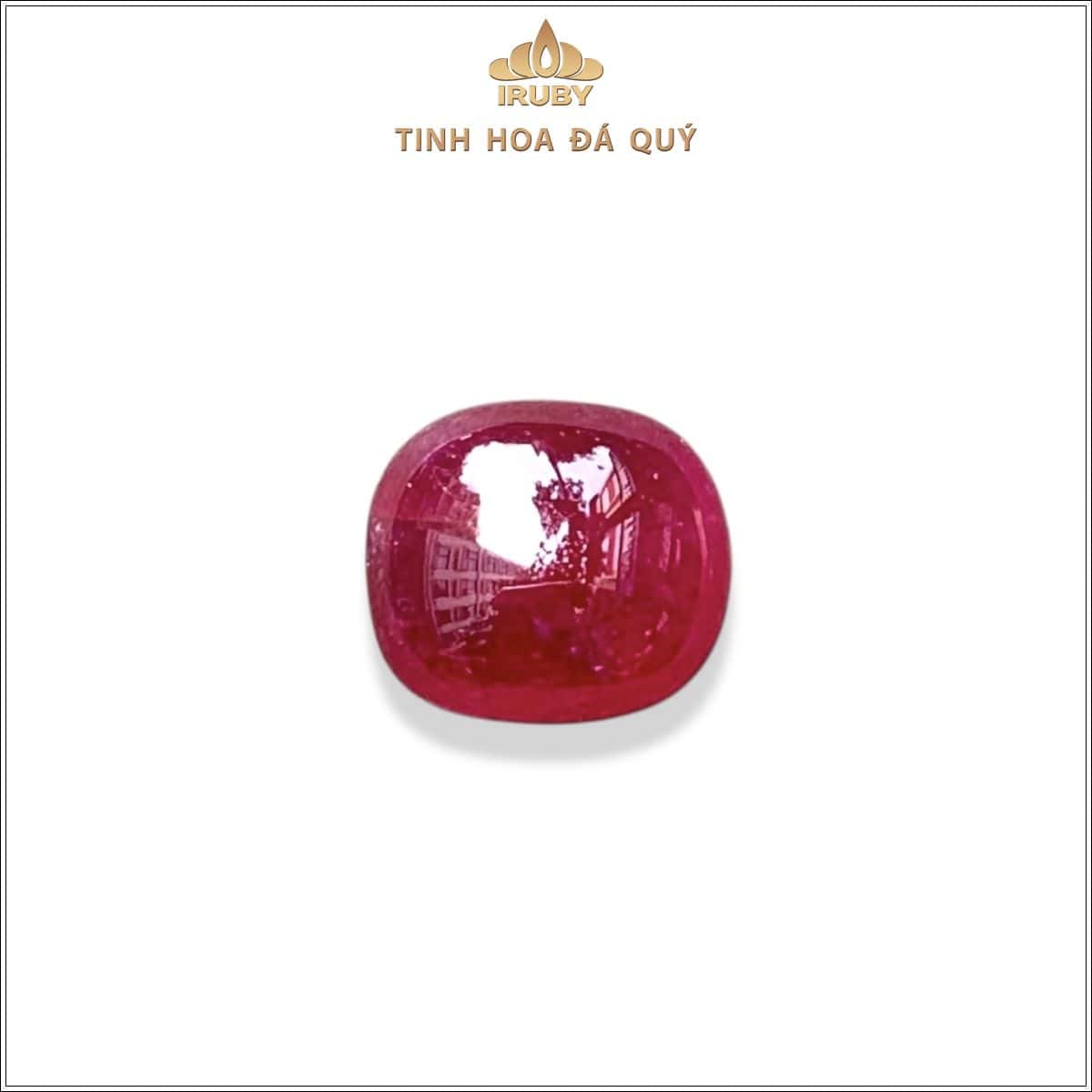 Đá Ruby cabochon đỏ Lục Yên tự nhiên 100% 4,80ct – IRRC 2506480