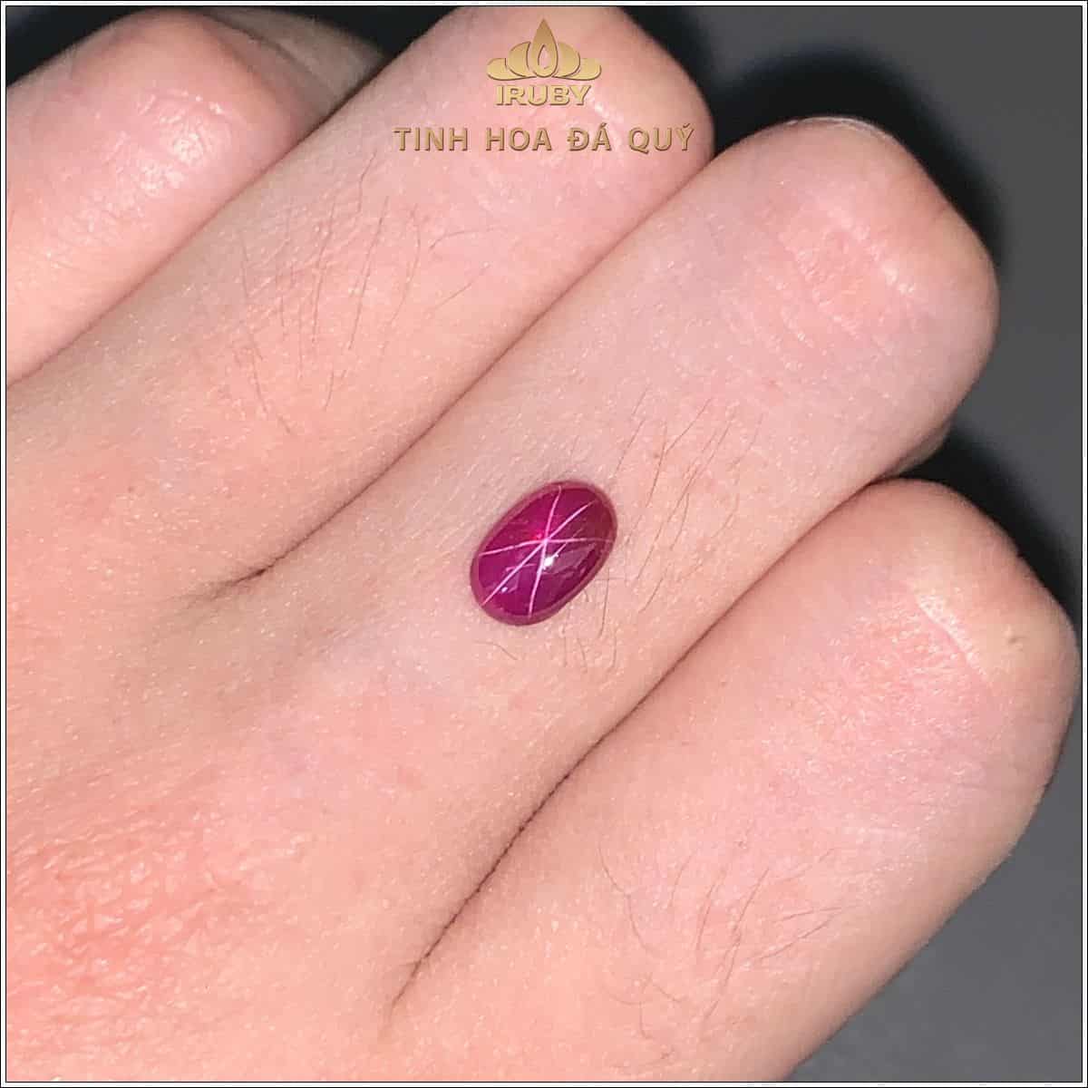 Đá Ruby sao nét tự nhiên 100% 1,50ct - IRSR 2506150