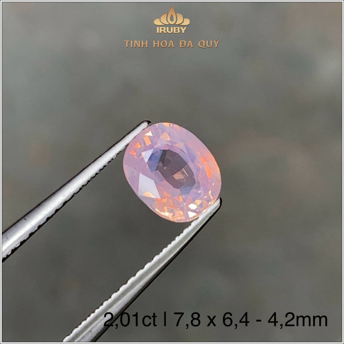 Đá Sapphire Lục Yên tự nhiên 100% 2,01ct - IRPSKG 25628201