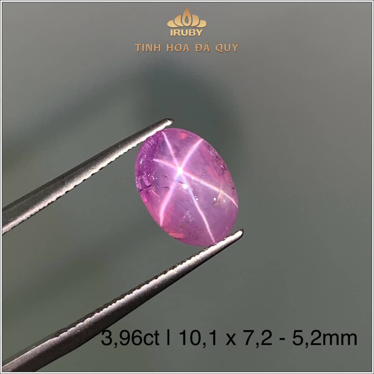Đá Sapphire sao nét tự nhiên 100% 3,96ct - IRSS 25613396