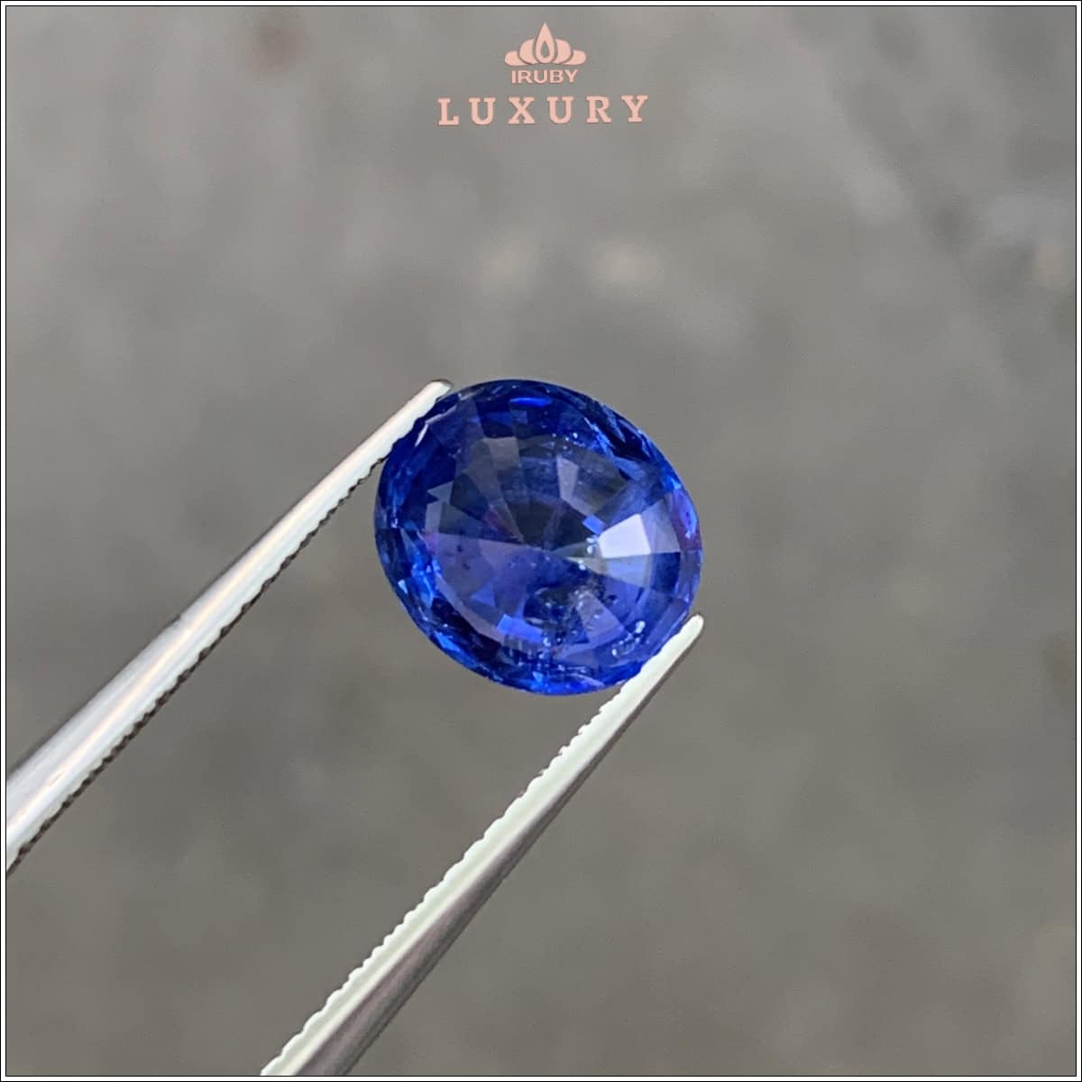 Đá Sapphire xanh lam hoàng gia Srilanka tự nhiên 4,06ct - IRBS185 256132406