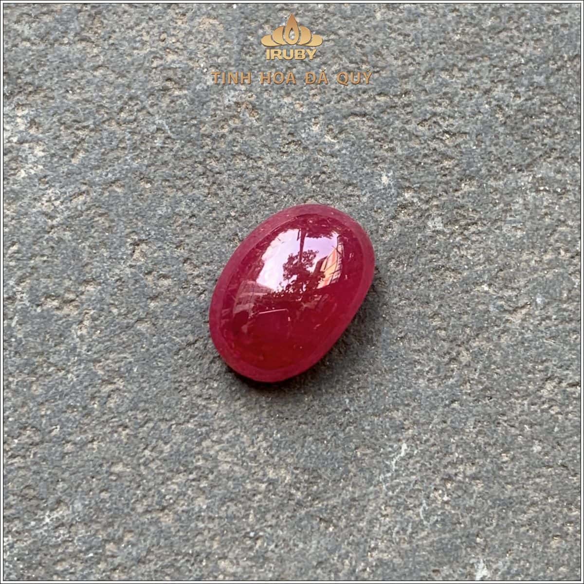 Đá Ruby cabochon Lục Yên tự nhiên 100% 8,36ct - IRRC 25730836