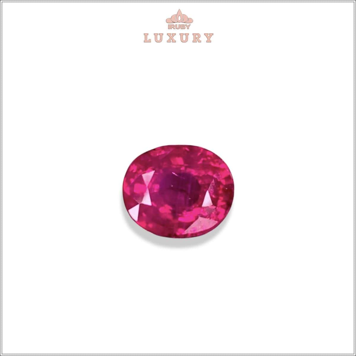 Đá Ruby facet đỏ Lục Yên tự nhiên 100% 1,65ct – IRRF110 257165