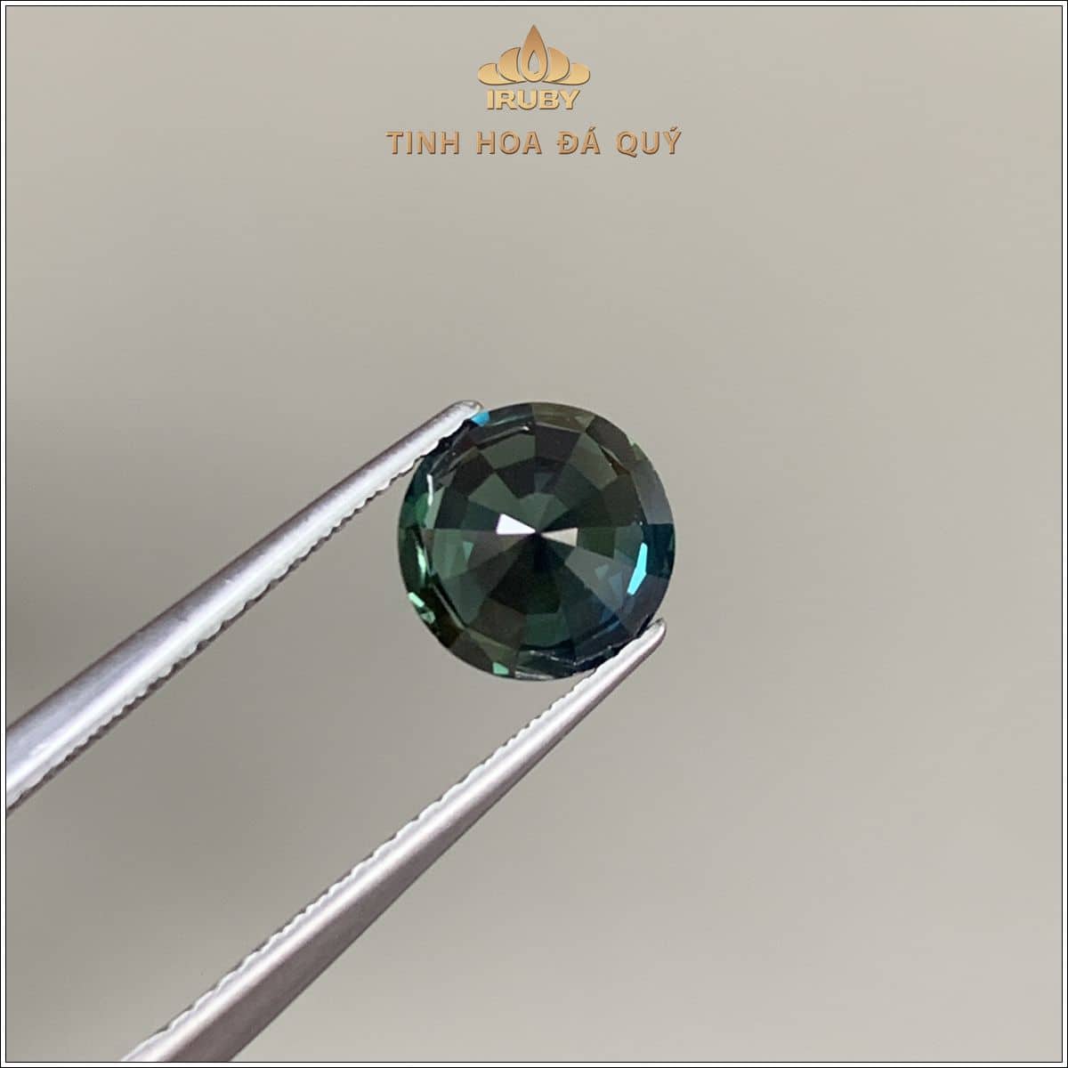 Đá Sapphire tròn xanh lục tự nhiên 100% 2,53ct - IRGS 25710253