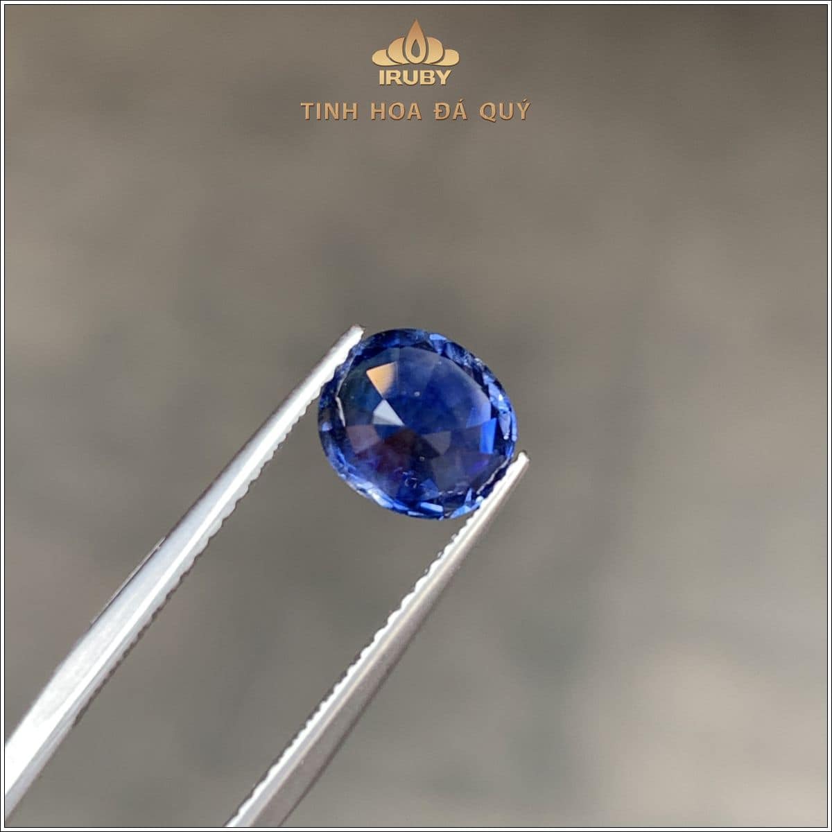 Đá Sapphire xanh lam hoàng gia tự nhiên 100% 2,23ct - IRBS 2504223