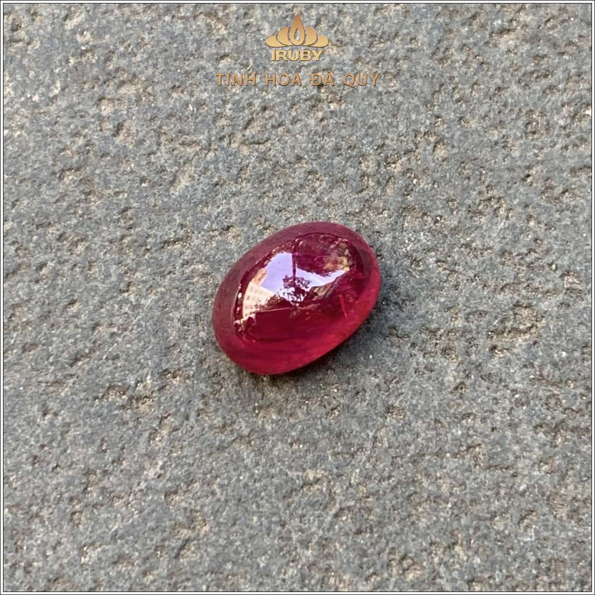 Đá Ruby cabochon huyết kính Lục Yên tự nhiên 100% 2,60ct - IRRC36 25818260