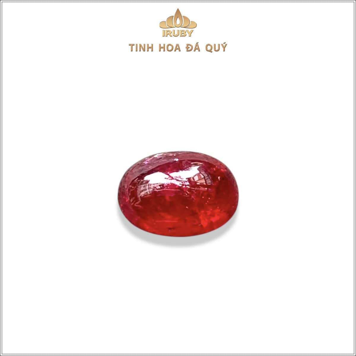 Đá Ruby cabochon huyết kính Lục Yên tự nhiên 100% 3,09ct – IRRC45 25820309