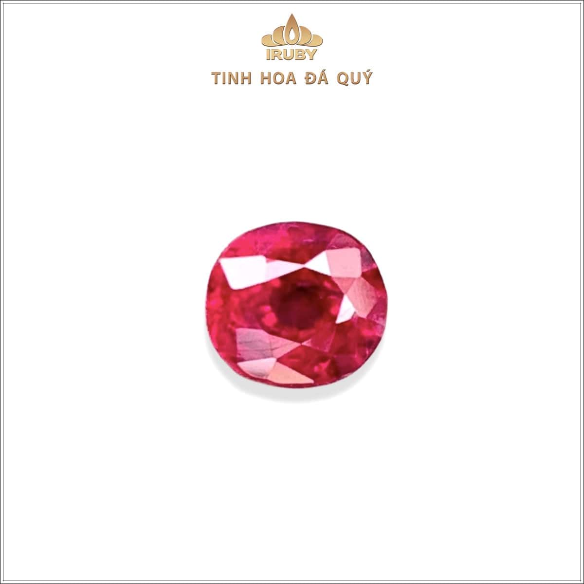 Đá Ruby facet đỏ Lục Yên thiên nhiên 100% 0,65ct – IRRF28 25810065