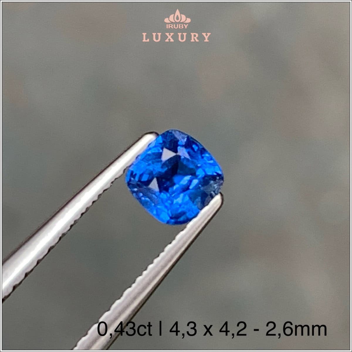 Đá Spinel xanh cobalt tự nhiên hiếm có 0,43ct - IRSI125 25855043