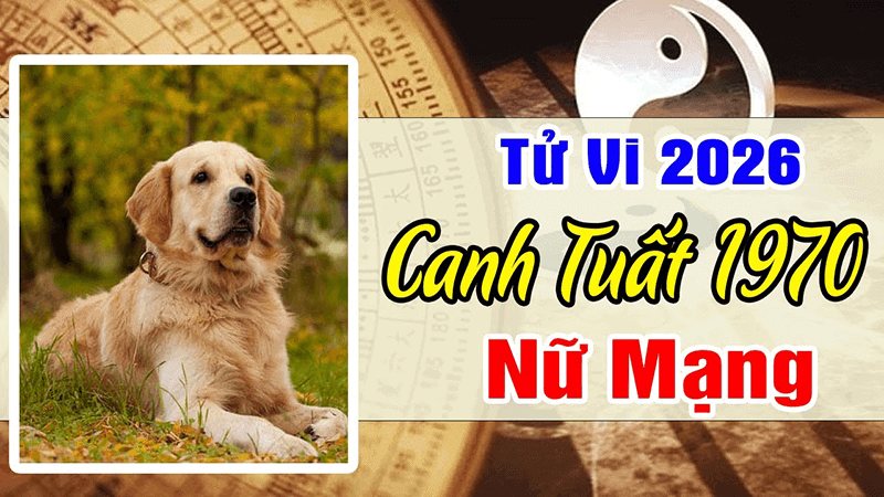 Nam 2026 la mot nam rat thuan loi voi nu Canh Tuat, tuy nhien can chu y han Tam Kheo co the anh huong suc khoe
