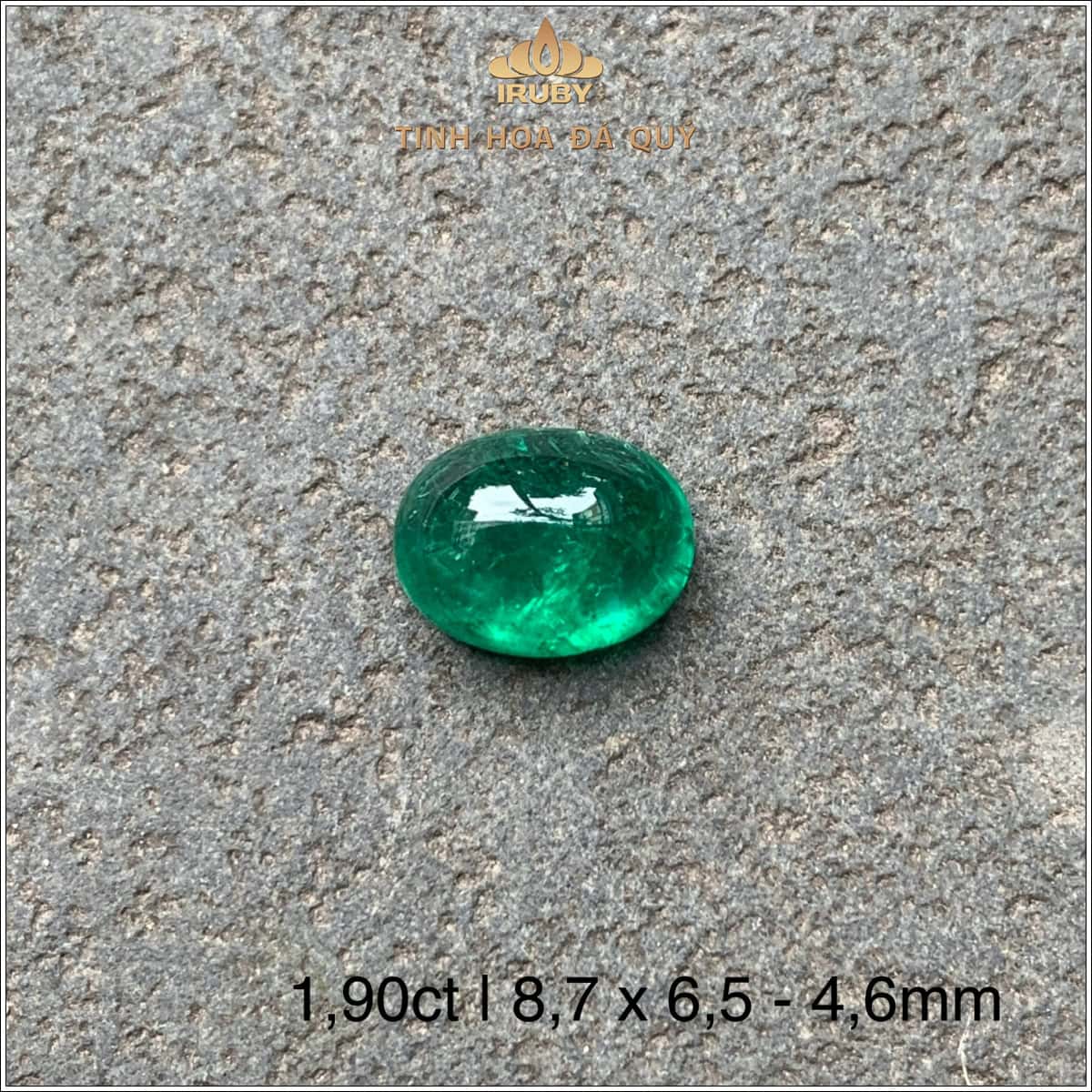 Đá Ngọc Lục Bảo xanh vivid 1,90ct - IREM16 2586190