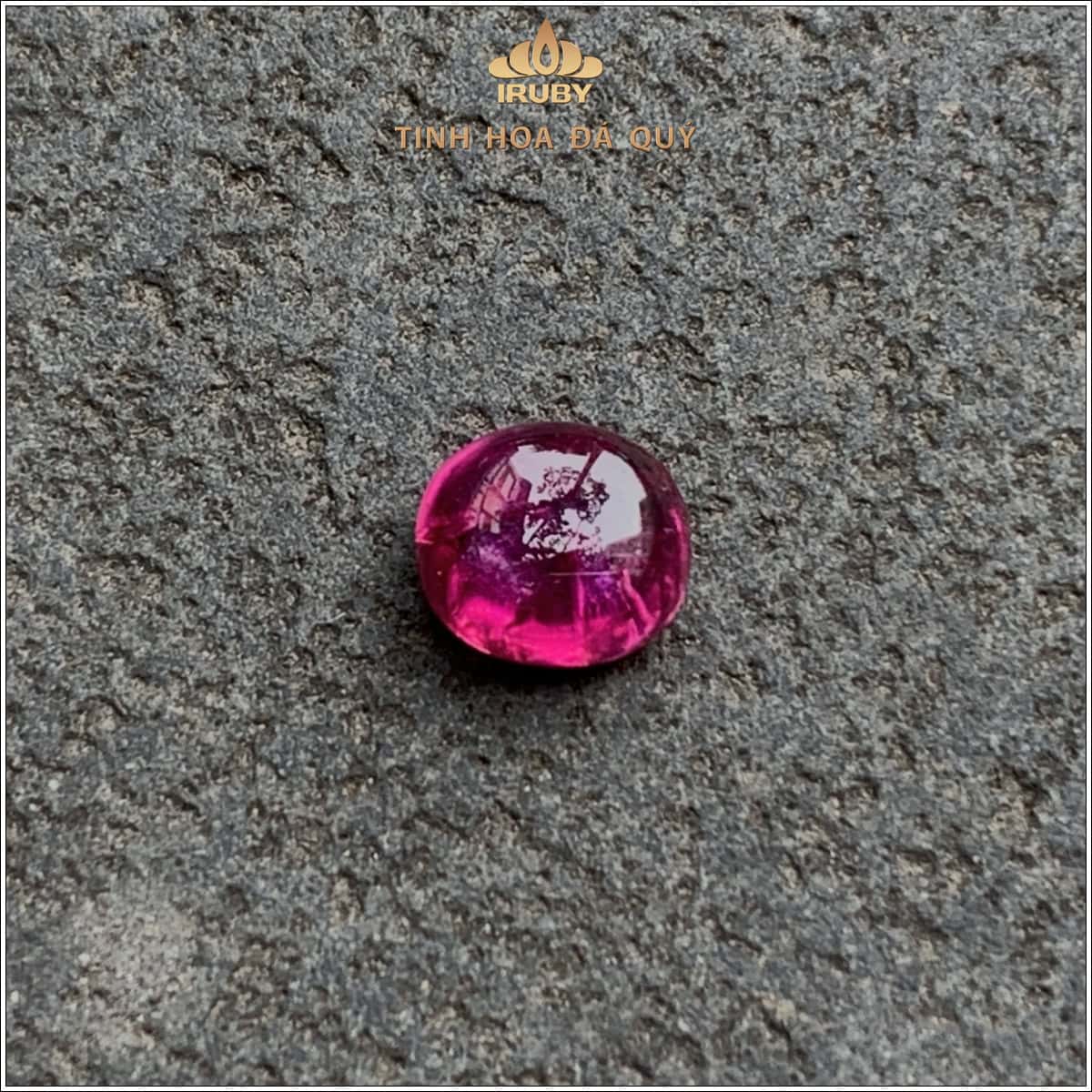 Đá Ruby cabochon Lục Yên tự nhiên 100% 1,74ct - IRRC18 2586174