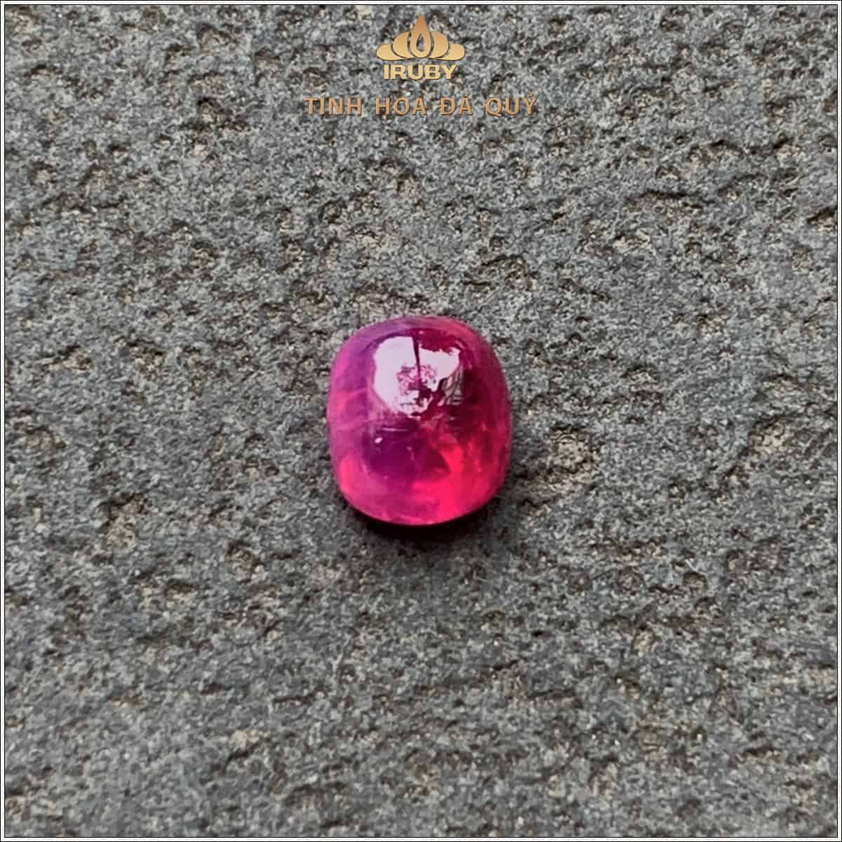 Đá Ruby cabochon đỏ hồng Lục Yên thiên nhiên 100% 1,60ct - IRRC15 2585160