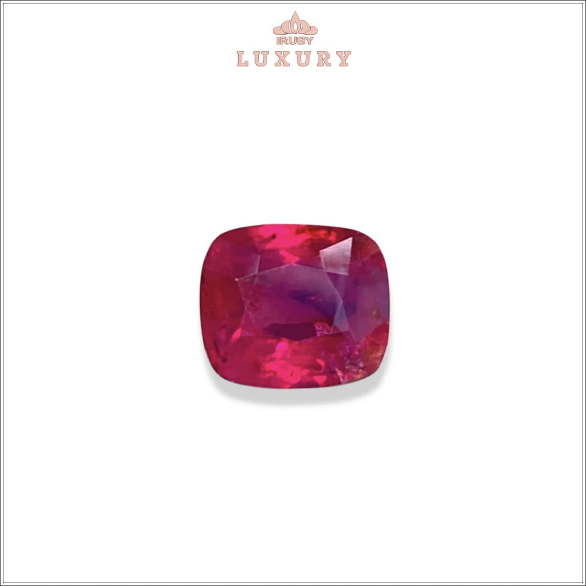 Đá Ruby facet đỏ Lục Yên tự nhiên 100% 2,88ct – IRRF220 2509288