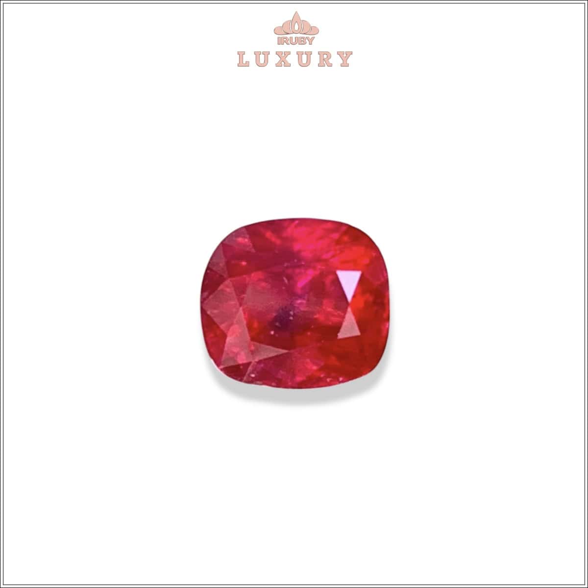 Đá Ruby facet đỏ huyết Lục Yên thiên nhiên 100% 1,89ct – IRRF239 25988189