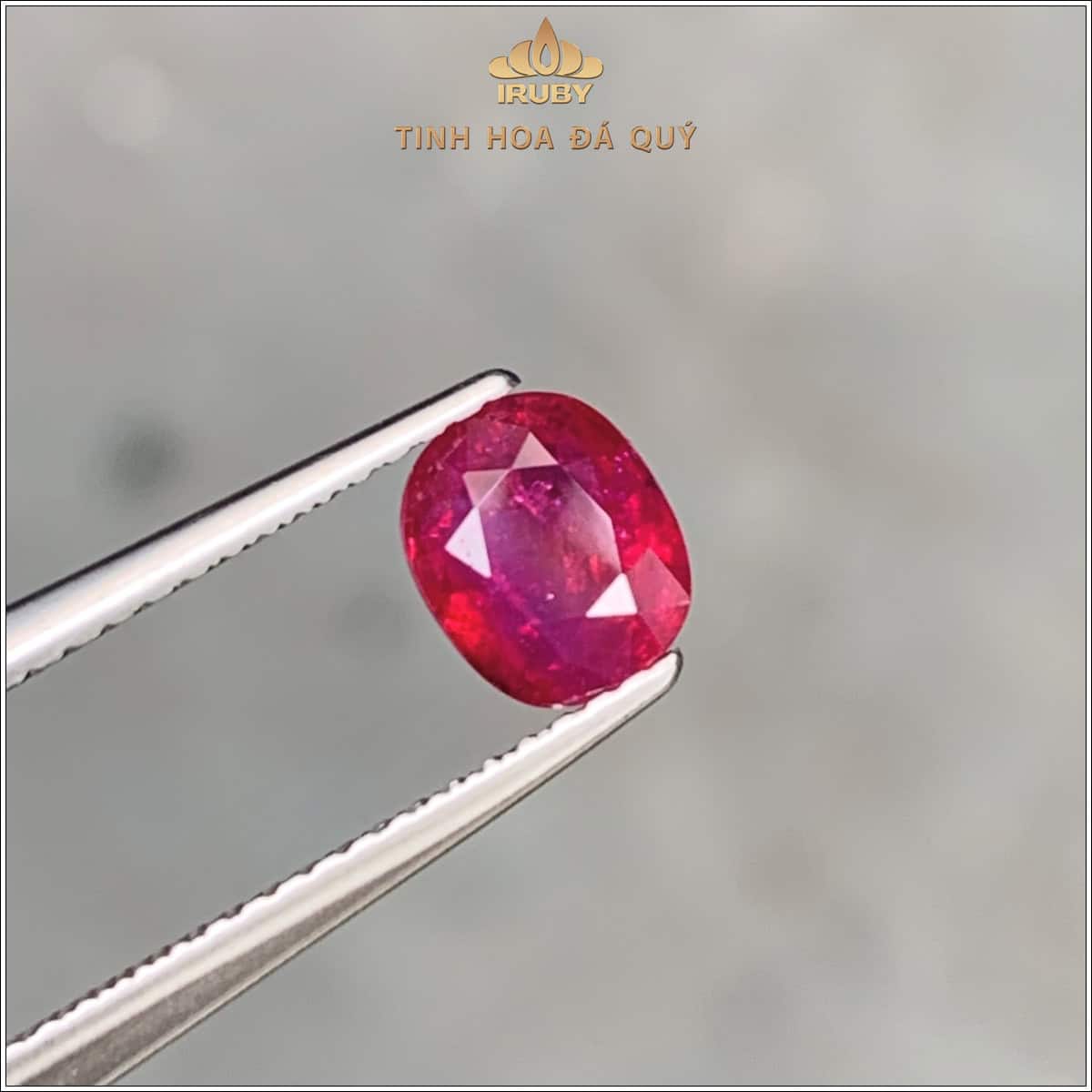 Đá Ruby facet đỏ huyết Lục Yên tự nhiên 100% 1,22ct - IRRF56 25822122
