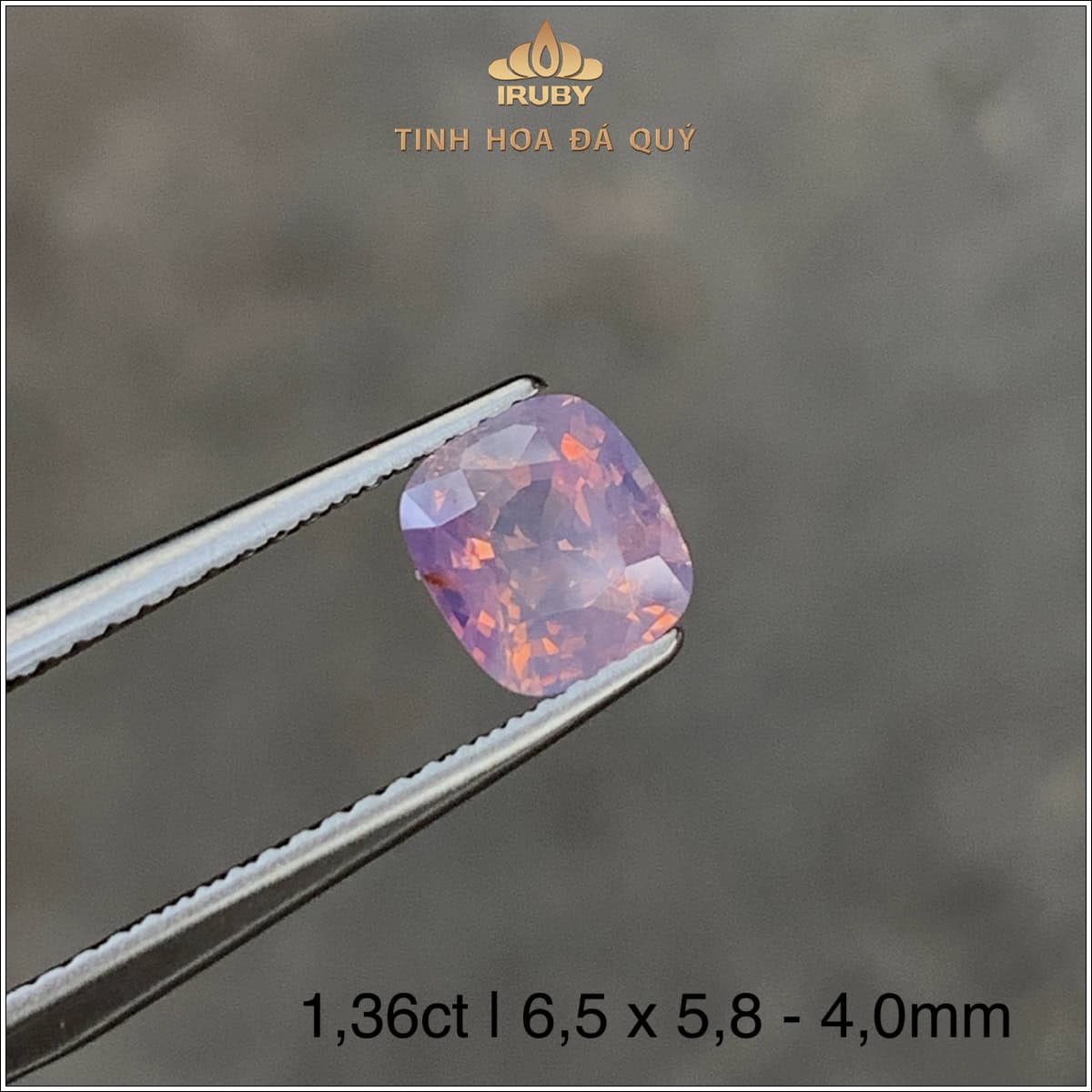Đá Sapphire cháo đồng Lục Yên thiên nhiên 100% 1,36ct - IRPSKG36 25915136