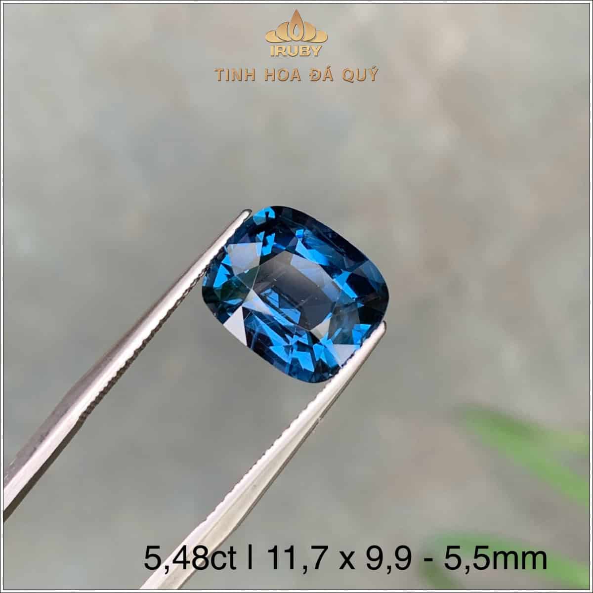 Đá Spinel xanh Lục Yên thiên nhiên 100% 5,48ct - IRSI120 25860548