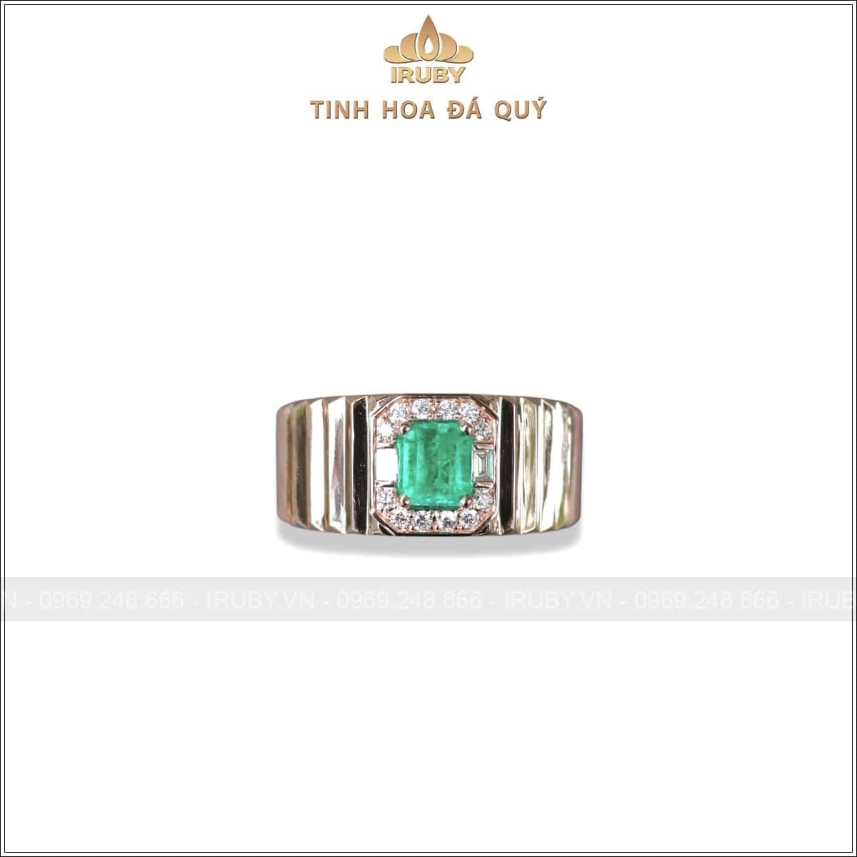 Nhẫn nam Emerald 0,94ct mẫu Lộc Phát – IREM44 2504094