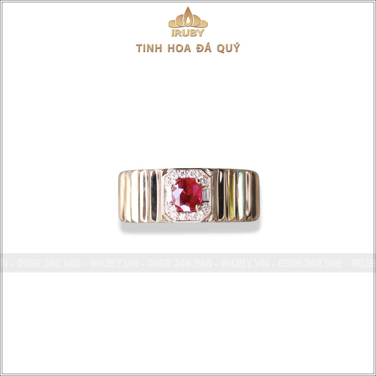 Nhẫn nam Ruby 0,64ct mẫu Lộc Phát – IRRF28 25810064