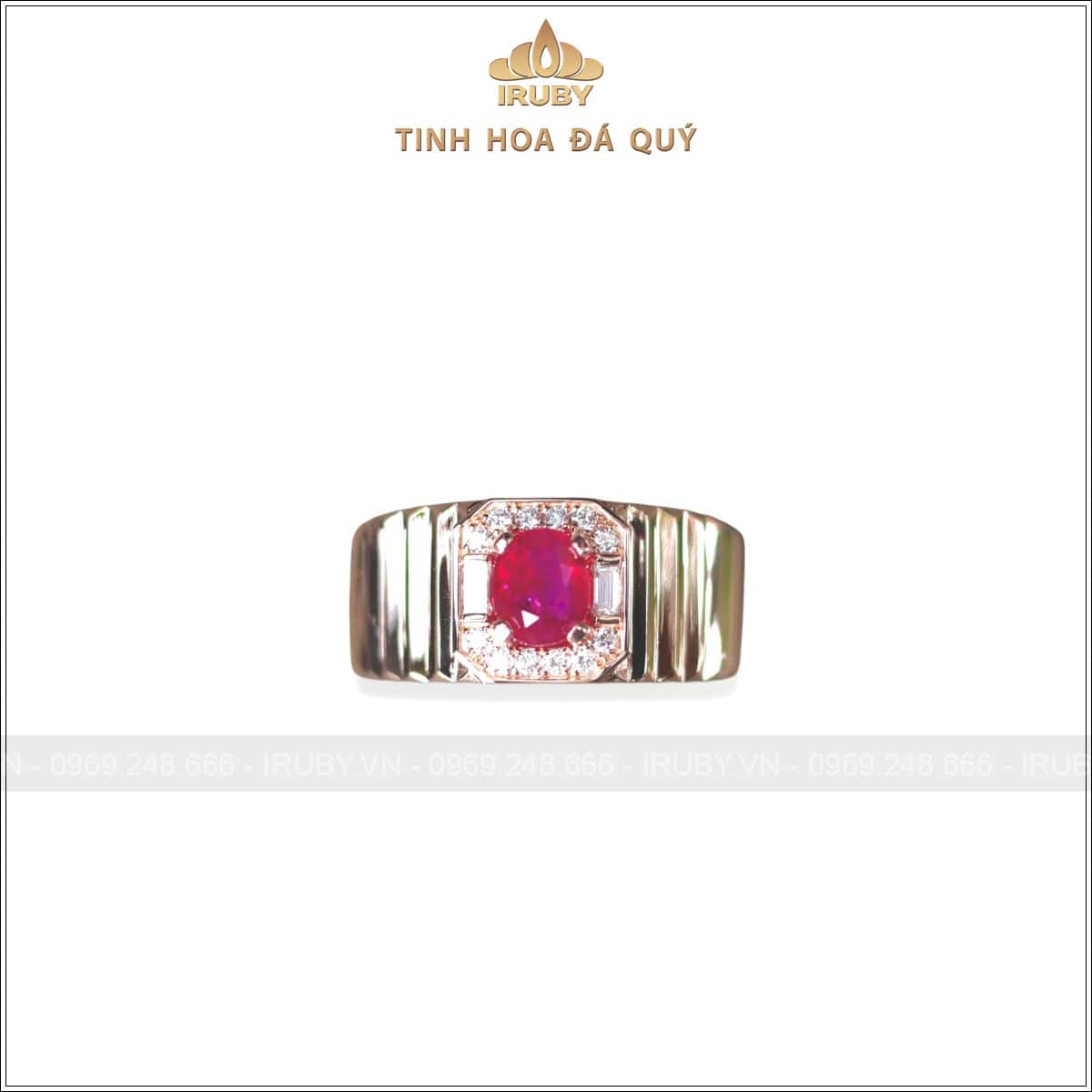 Nhẫn nam Ruby facet 1,22ct mẫu Lộc Phát – IRRF56 25822122