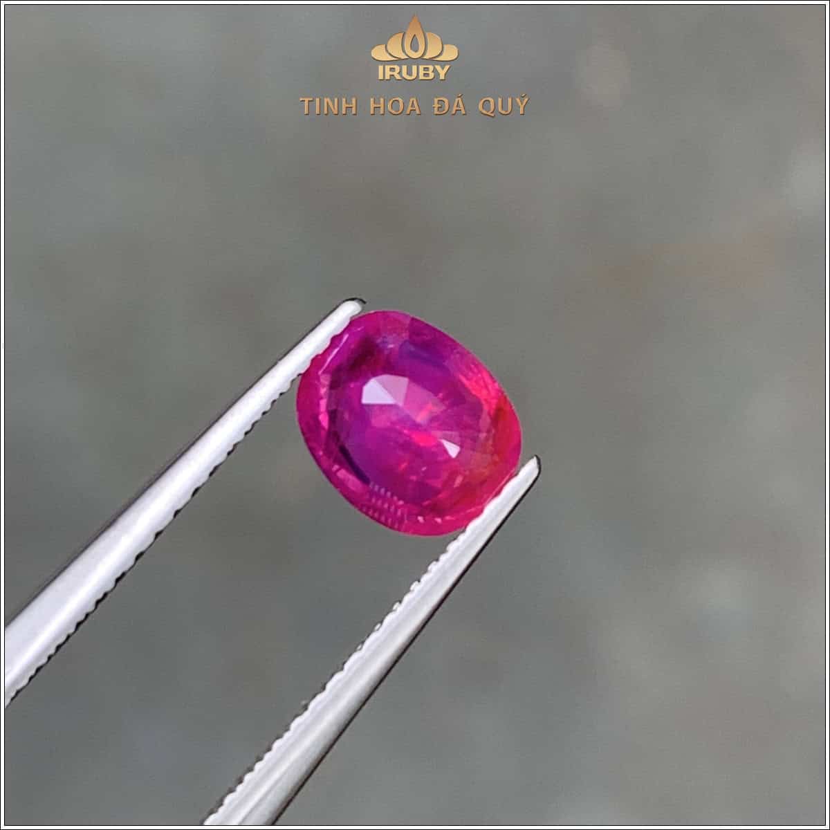 Viên Ruby facet hồng Lục Yên tự nhiên 100% 1,19ct - IRRF36 25915119