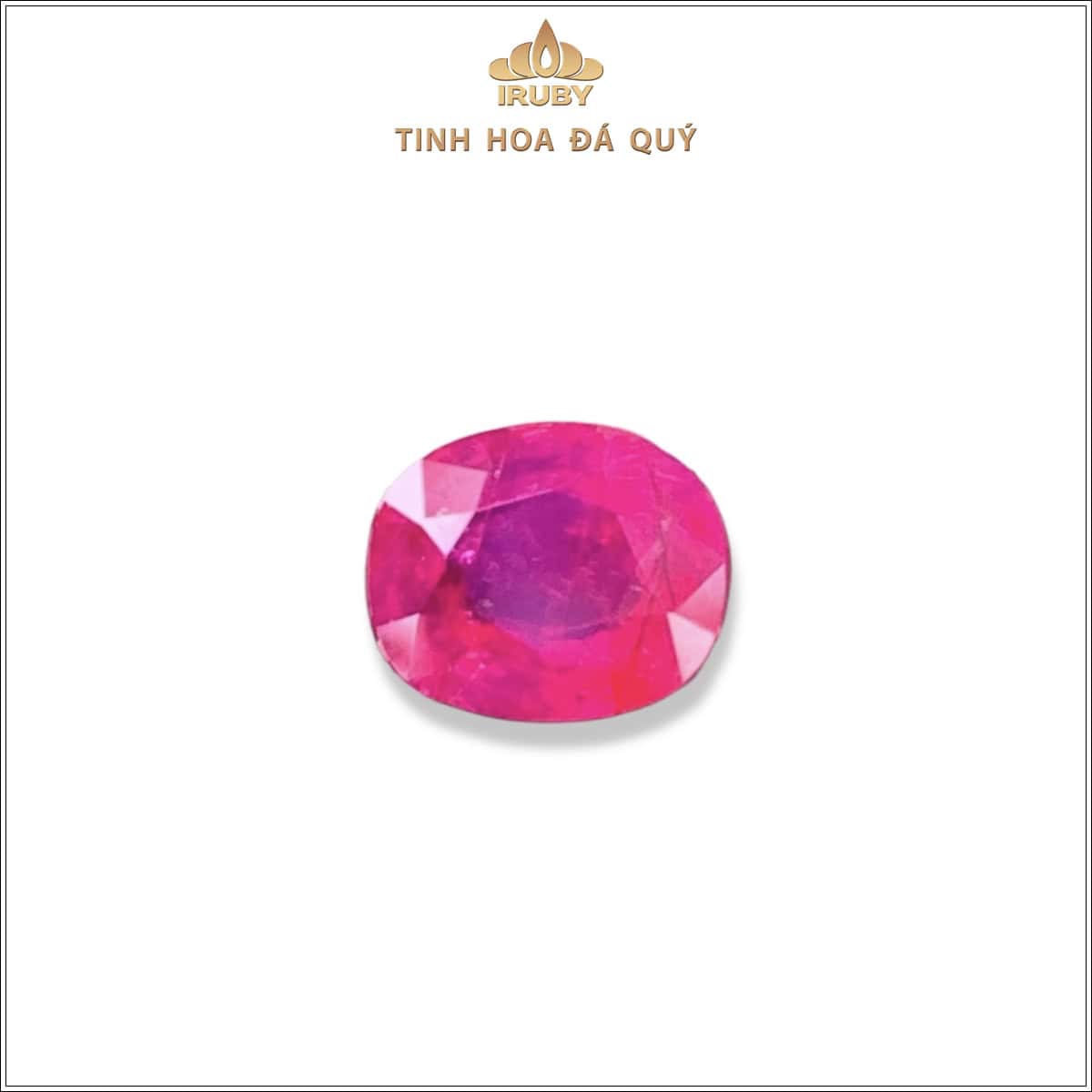 Viên Ruby facet cháo đồng Lục Yên tự nhiên 100% 1,19ct - IRRF36 25915119