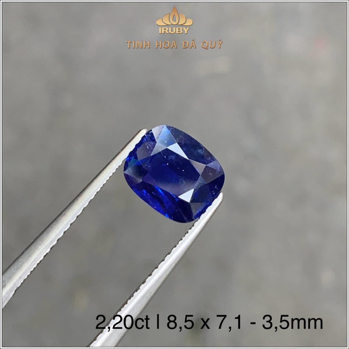 Đá Sapphire xanh lam tự nhiên 2,20ct - IRBS79 24536220