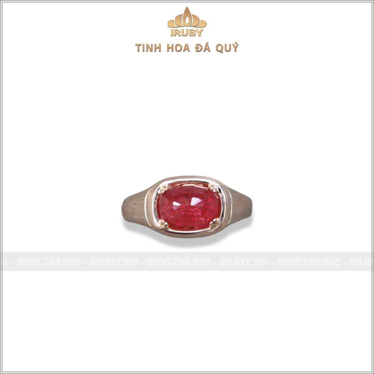 Nhẫn nam Ruby facet 3,16ct mẫu Vintage – IRRF68 25829316